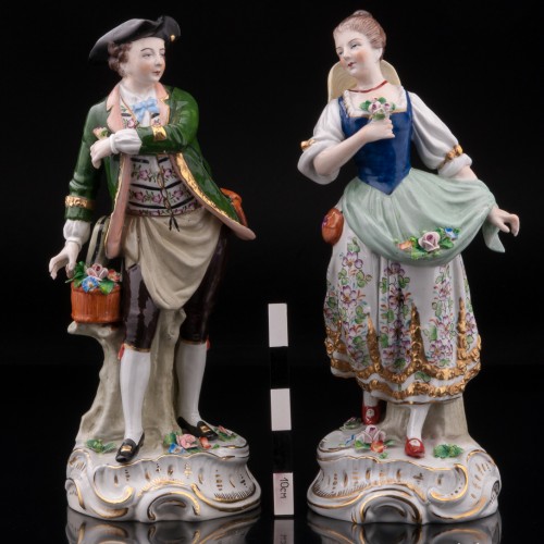 Пара на прогулке, Sitzendorf, Германия, вт. пол. 20 в