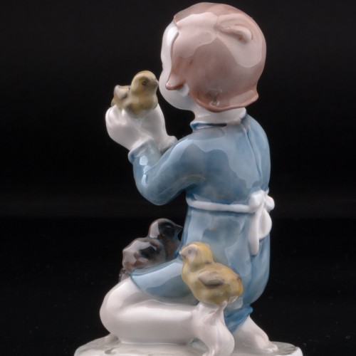 Девочка с цыплятами, Rosenthal, Германия, 1960 гг
