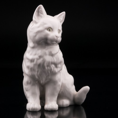 Кошка белая, Hutschenreuther, Германия