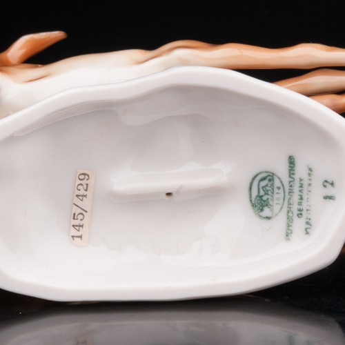 Бегущие лани, миниатюра, Hutschenreuther, Германия