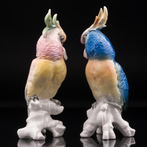 Пара попугаев какаду, Karl Ens, Германия, 1950 гг