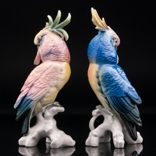 Пара попугаев какаду, Karl Ens, Германия, 1950 гг