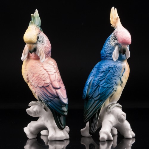 Пара попугаев какаду, Karl Ens, Германия, 1950 гг