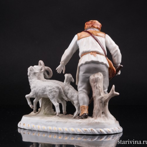 Пастух с овцами, Sitzendorf, Германия