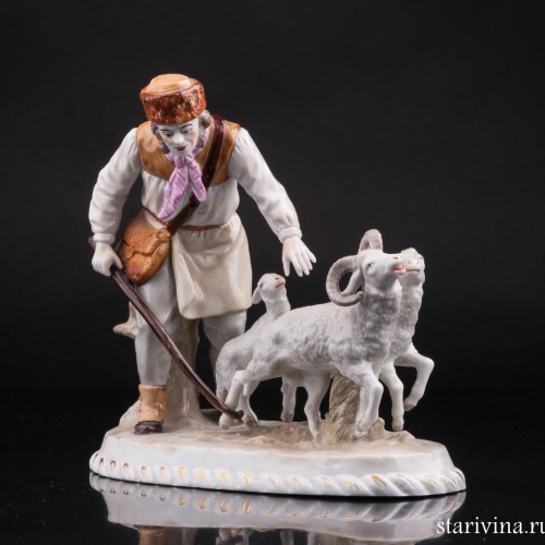 Пастух с овцами, Sitzendorf, Германия