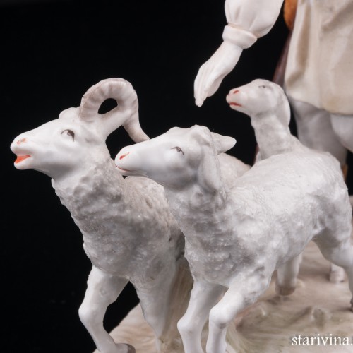 Пастух с овцами, Sitzendorf, Германия