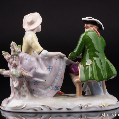 Примерка туфельки, пара, Sitzendorf, Германия, после 1950 г