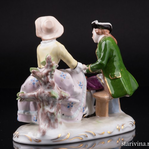 Примерка туфельки, пара, Sitzendorf, Германия, после 1950 г