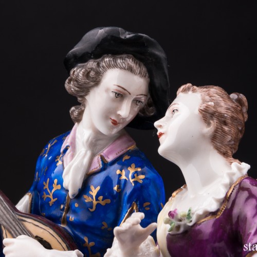 Пара с лютней и книжкой, Дрезден, Германия, пер. пол. 20 в