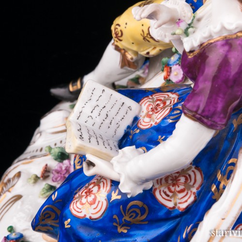 Пара с лютней и книжкой, Дрезден, Германия, пер. пол. 20 в