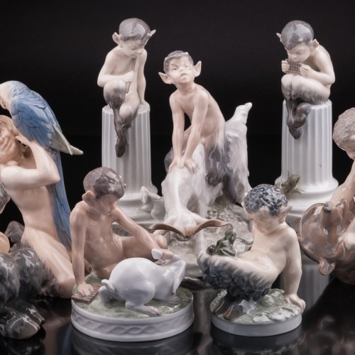 Фавн со свирелью, Royal Copenhagen, Дания, 1960 г