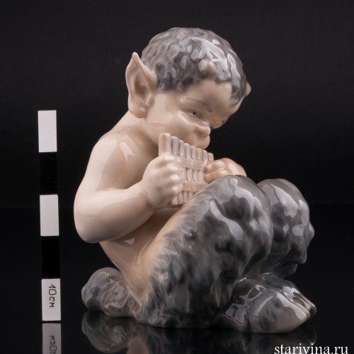 Фавн со свирелью, Royal Copenhagen, Дания, 1960 г