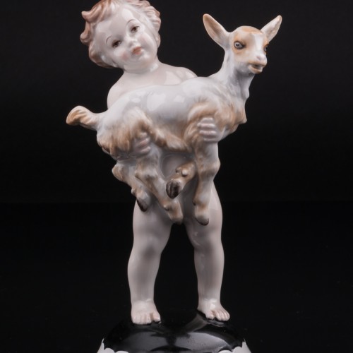 Путти с козленком, Rosenthal, Германия, 1935 г