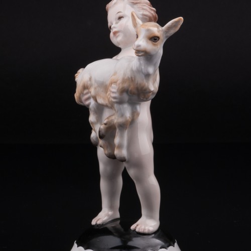 Путти с козленком, Rosenthal, Германия, 1935 г