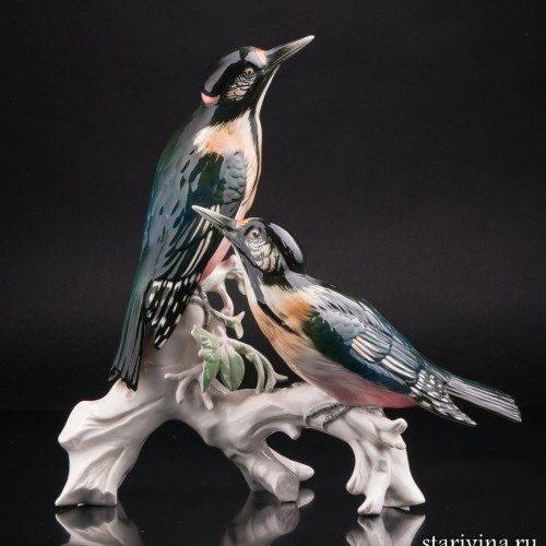 Два пестрых дятла, Karl Ens, Германия, 1950 гг