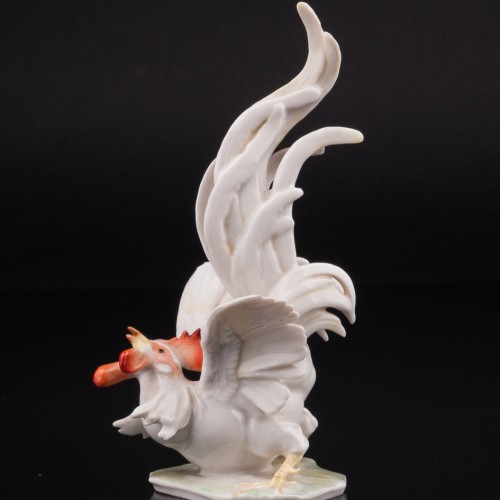 Петушиный бой, парные статуэтки, Hutschenreuther, Германия, 1970 гг