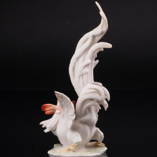 Петушиный бой, парные статуэтки, Hutschenreuther, Германия, 1970 гг