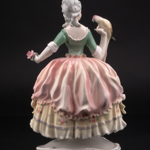 Дама с попугаем, Karl Ens, Германия, 1920-30 гг