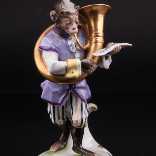 Обезьяний оркестр, 7 фигур, Volkstedt, Германия, сер. 20 в