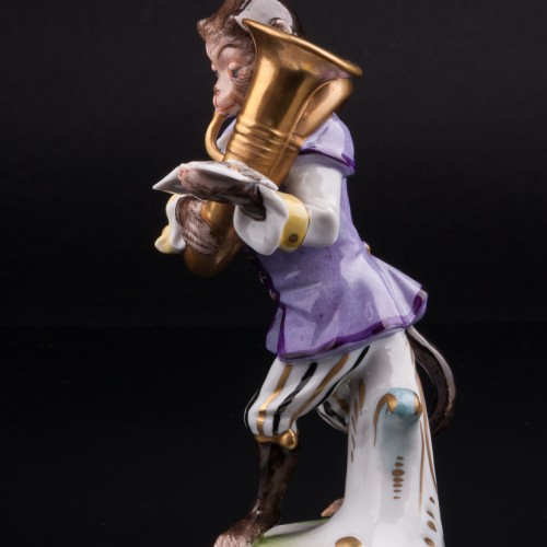 Обезьяний оркестр, 7 фигур, Volkstedt, Германия, сер. 20 в