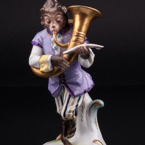 Обезьяний оркестр, 7 фигур, Volkstedt, Германия, сер. 20 в