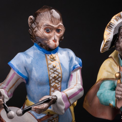 Обезьяний оркестр, 7 фигур, Volkstedt, Германия, сер. 20 в