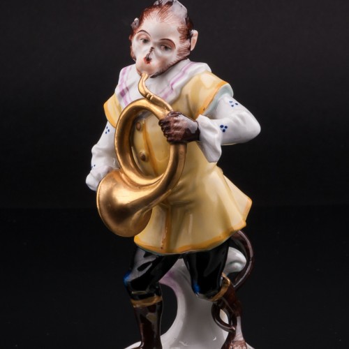 Обезьяний оркестр, 7 фигур, Volkstedt, Германия, сер. 20 в