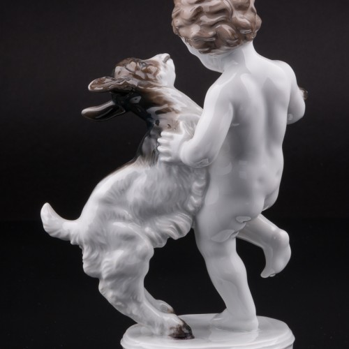 Путти, играющий с козленком, Rosenthal, Германия, 1960 гг