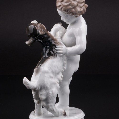 Путти, играющий с козленком, Rosenthal, Германия, 1960 гг
