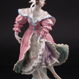 Девушка в розовом платье, Karl Ens, Германия, 1920-30 гг
