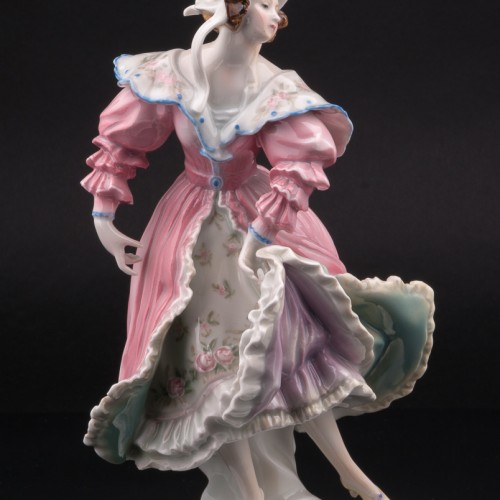 Девушка в розовом платье, Karl Ens, Германия, 1920-30 гг