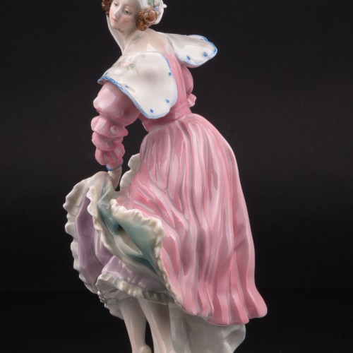 Девушка в розовом платье, Karl Ens, Германия, 1920-30 гг