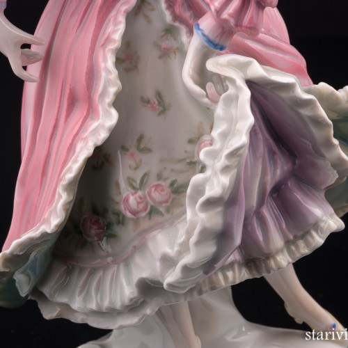 Девушка в розовом платье, Karl Ens, Германия, 1920-30 гг