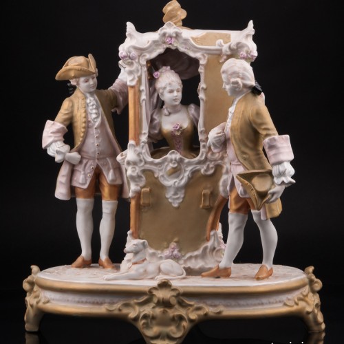 Портшез, Royal Dux, Чехия, 1900-18 гг