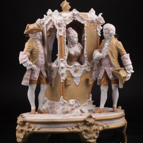 Портшез, Royal Dux, Чехия, 1900-18 гг