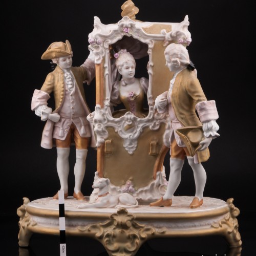 Портшез, Royal Dux, Чехия, 1900-18 гг