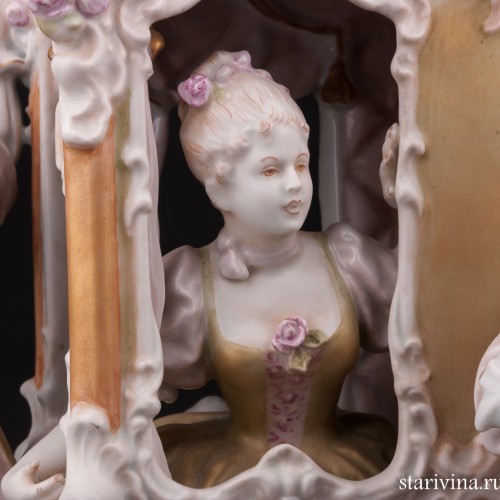 Портшез, Royal Dux, Чехия, 1900-18 гг