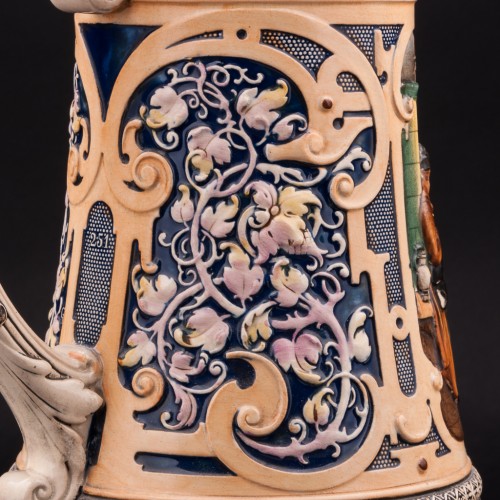 Кувшин Сцена в таверне, 3,5л, Marzi & Remy, Германия, 1890-94 гг