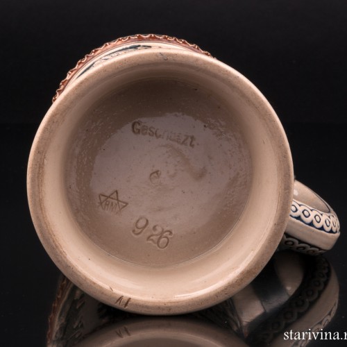 Кружка 1/2 л, Reinhold Merkelbach, Германия, 1886 г