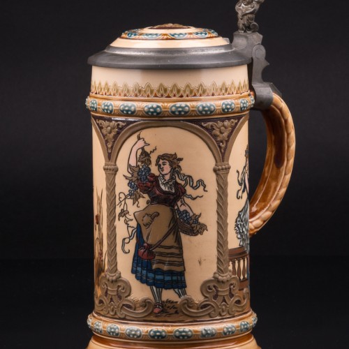 Времена года, 1/2 л, Villeroy & Boch, Германия, 1890 г