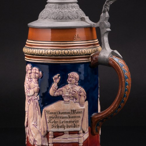 Кружка 1 л, Hauber & Reuther, Германия, 1898 г