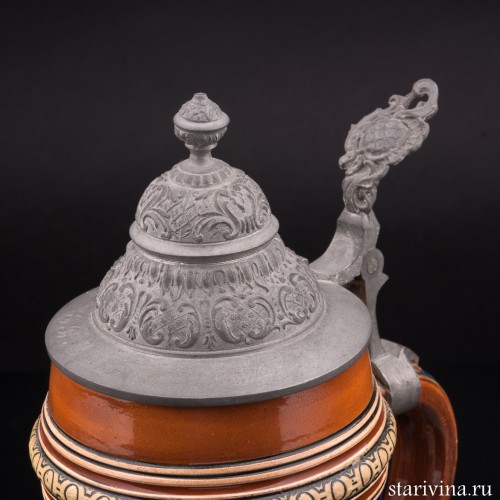 Кружка 1 л, Hauber & Reuther, Германия, 1898 г