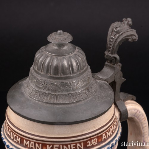 Кружка 1 л, Dumler & Breiden, Германия, 1892 г