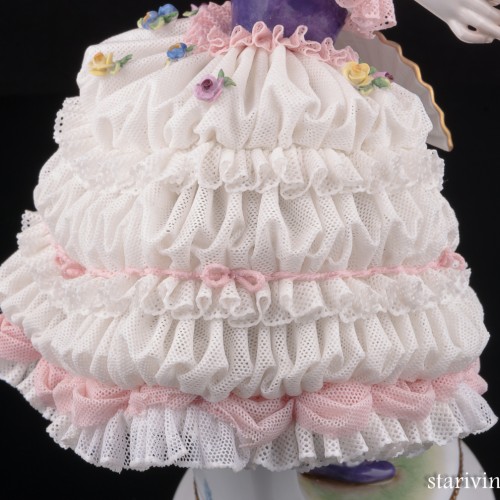 Фанни Эльслер, кружевная, Volkstedt, Германия, вт. пол. 20 в