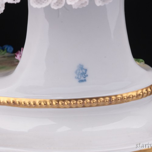 Фанни Эльслер, кружевная, Volkstedt, Германия, вт. пол. 20 в