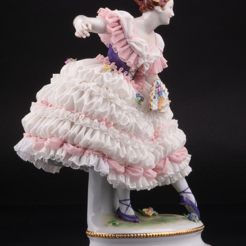 Фанни Эльслер, кружевная, Volkstedt, Германия, вт. пол. 20 в