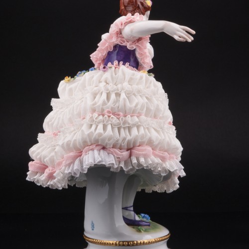 Фанни Эльслер, кружевная, Volkstedt, Германия, вт. пол. 20 в