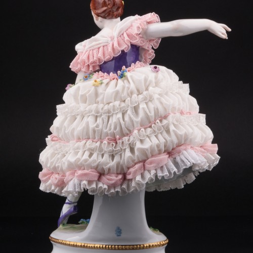 Фанни Эльслер, кружевная, Volkstedt, Германия, вт. пол. 20 в