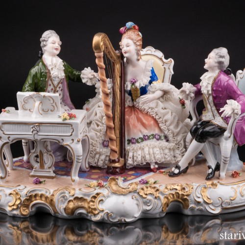 Трио с арфой и клавесином, Unterweissbach, Германия, 1958-76 гг