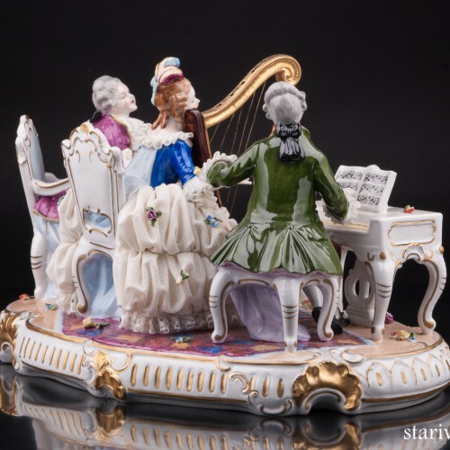 Трио с арфой и клавесином, Unterweissbach, Германия, 1958-76 гг